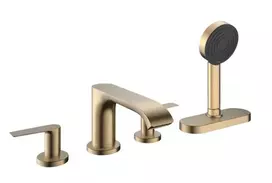 Vonios maišytuvas Hansgrohe Vivenis įmontuojamas su sBox, matinė bronza, 75444140