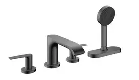 Vonios maišytuvas Hansgrohe Vivenis įmontuojamas su sBox, matinė juoda-chromas, 75444340