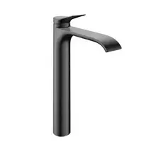 Vonios kambario praustuvo maišytuvas Hansgrohe Vivenis, aukštas EcoSmart CoolStart, matinė juoda chromuota, 75045340 NEW