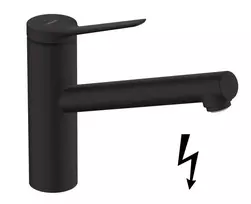 Virtuvės kranas Hansgrohe Zesis M33, matinė juoda, 74806670