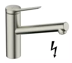 Virtuvės kriauklės maišytuvas Hansgrohe Zesis M33, nerūdijančio plieno, 74806800