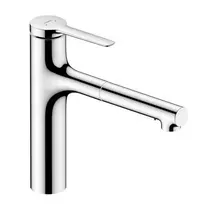 Virtuvinis maišytuvas Hansgrohe Zesis M33, ištraukiamas antgalis, chromas, 74822000 NEW