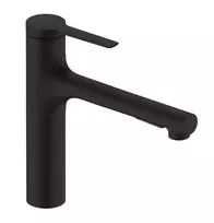 Virtuvinis maišytuvas Hansgrohe Zesis M33, ištraukiamas antgalis, matinė juoda, 74823670 NEW
