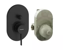 Dušo maišytuvas Hansgrohe Zesis S, įmontuojamas, matinė juoda, 74418670 NEW