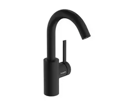 Vonios kambario praustuvo maišytuvas Hansgrohe Zesis S su PopUp vožtuvu, matinė juoda, 74740670