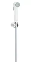 Bidetta dušo galvutė Grohe Tempesta-F su laikikliu ir žarna 1,25 m, chromas/balta, 27812IL1