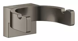 Drabužių pakabos kabliukas Grohe Selection, dvigubas, matinė Hard Graphite, 41049AL0 NEW