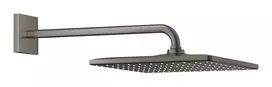 Dušo galva Grohe Rainshower 310 Mono Cube su laikikliu 42 cm, 9,5 l/min, matinė Hard Graphite, 26564AL0