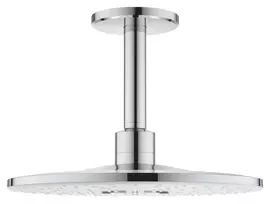Dušo galva Grohe Rainshower SmartActive 310 su kronšteinu 14 cm, 2 režimai, Moon White, 26477LS0