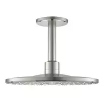 Dušo galva Grohe Rainshower SmartActive 310, laikiklis 14 cm, 2 režimai, SuperSteel, 26477DC0