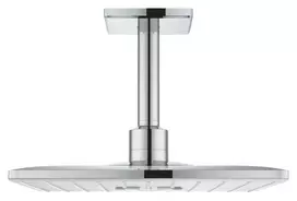 Dušo galva Grohe Rainshower SmartActive 310 Cube, kronšteinas 14 cm, 2 režimai, Moon White, 26481LS0