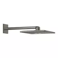 Dušo galva Grohe Rainshower SmartActive 310 Cube su laikikliu 43 cm, matinė Hard Graphite, 26479AL0