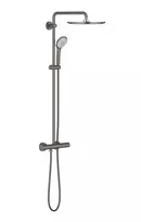 Dušo komplektas Grohe Euphoria 310 termostatinis, 3 režimai, matinė tamsi grafito spalva, 26075AL0