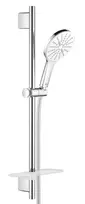 Dušo komplektas Grohe Rainshower SmartActive 130, 3 režimai, stovas 60 cm su žarna, 9,5 l/min, Moon White 26577LS0