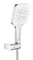 Dušo komplektas Grohe Rainshower SmartActive Cube 130, 3 režimai, su žarna, 9.5 l/min, Mėnulio balta, 26588LS0 NEW