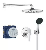 Dušo komplektas Grohe Start Edge, įmontuojamas, diametras 25 cm, 2 režimai, įmontuotas, chromas, 25293000 NEW