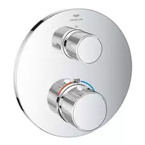 Dušo maišytuvas Grohe Atrio Private Collection įmontuojamas su termostatu, dviem vartotojais, chromas, 24396000