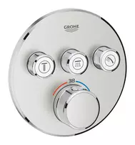 Dušo maišytuvas Grohe Grohtherm SmartControl su termostatu, įmontuojamas, SuperSteel, 29121DC0