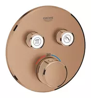 Dušo maišytuvas Grohe Grohtherm SmartControl termostatinis įmontuojamas 2 vožtuvai matinė Warm Sunset 29119DL0