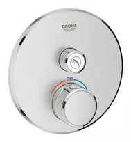 Dušo maišytuvas Grohe Grohtherm SmartControl su termostatu įleidžiamas supersteel 29118DC0