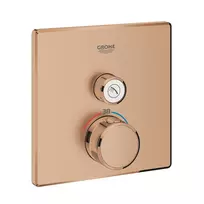 Dušo maišytuvas Grohe Grohtherm SmartControl su termostatu, matinė Warm Sunset, įmontuojamas, 29123DL0