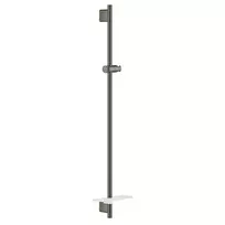 Dušo strypas Grohe Rainshower SmartActive su lentynėle, 90 cm, matinė Hard Graphite, 26603AL0