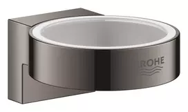 Laikiklis stikliukui / skystojo muilo indeliui Grohe Selection, Hard Graphite, 41027A00