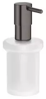 Skysto muilo dozatorius Grohe Essentials, tamsus grafitas, 40394A01