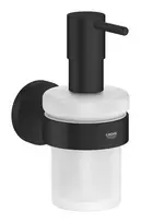 Skysto muilo dozatorius Grohe QuickFix Start, stiklas/matinė juoda, 411952430 NEW