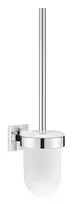 Tualeto šepetys Grohe QuickFix Start Cube, sieninė montuotė su laikikliu, stiklas/chromas, 40977000