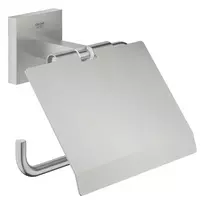 Tualetinio popieriaus laikiklis Grohe QuickFix Start Cube, tualeto dangtis su uždengimu, supersteel, 41102DC0 NEW