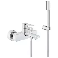 Vonios/dušo maišytuvas Grohe Lineare su dušo komplektu, chromas, 33850001