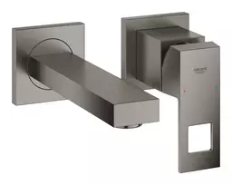 Vonios kriauklės maišytuvas Grohe Eurocube, įmontuojamas, 2 angų montavimui, matinio Hard Graphite, 19895AL0 NEW