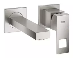 Vonios praustuvo maišytuvas Grohe Eurocube įmontuojamas 2 skylių montavimui supersteel 19895DC0