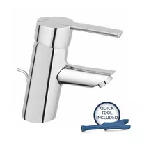 Vonios kriauklės maišytuvas Grohe Feel, su PopUp vožtuvu, chromas, 32557000 NEW