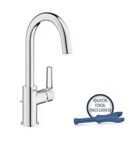 Vonios kambario praustuvo maišytuvas Grohe QuickFix Start su Pop-up vožtuvu, chromas, 24203002