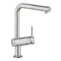 Vonios kriausmė Grohe MintaTouch, elektroninė vienos svirties, SuperSteel, 31360DC1