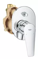 Vonios/dušo maišytuvas Grohe BauEdge įmontuojamas su montavimo dalimi, chromas, 29039001