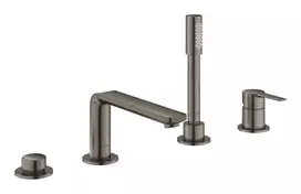 Vonios / dušo maišytuvas Grohe Lineare, 4 anga, matinė Hard Graphite, 19577AL1