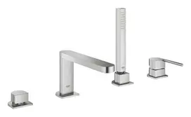 Vonios/dušo maišytuvas Grohe Plus, 4 angos, supersteel, 29307DC3