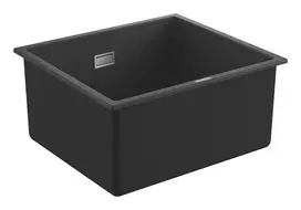Virtuvinė kriauklė Grohe K700, su nuotėka 46x41 cm, granitinė juoda, 31653AP0 NEW