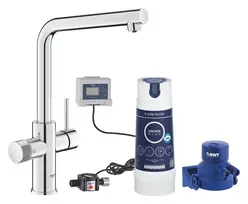 Virtuvinis praustuvės maišytuvas Grohe Blue Pure su filtro funkcija, chromas, 30589000