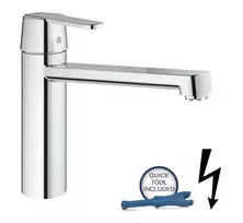 Virtuvės kriauklės maišytuvas Grohe Get, chromas, 30197000