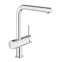Virtuvės maišytuvas Grohe Minta, ištraukiamas purkštuvas, chromas, 31558000