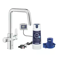 Virtuvinis praustuvės maišytuvas Grohe Blue Pure su filtro funkcija, chromas, 30584000