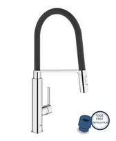 Virtuvės kriauklės maišytuvas Grohe Feel su laikikliu, chromas, 31489000