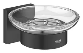 Muilo indas Grohe QuickFix Start Cube, stiklas/matinė juoda, 410962430 NEW