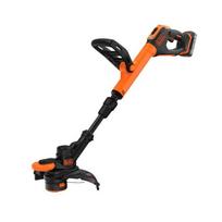 BLACK+DECKER 18 V akumuliatorinis žoliapjovės trimeris su valas 28 cm, 1 x 2,0 Ah akumuliatorius, įkroviklis BCST918D1-QW