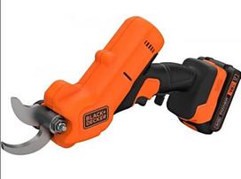 Sodo žirklės BLACK+DECKER 18 V akumuliatorius, 1 x 2,0 Ah ličio jonų akumuliatorius, įkroviklis BCPP18D1-QW