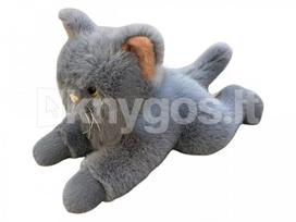 Katinas gulintis 45 cm pilkas